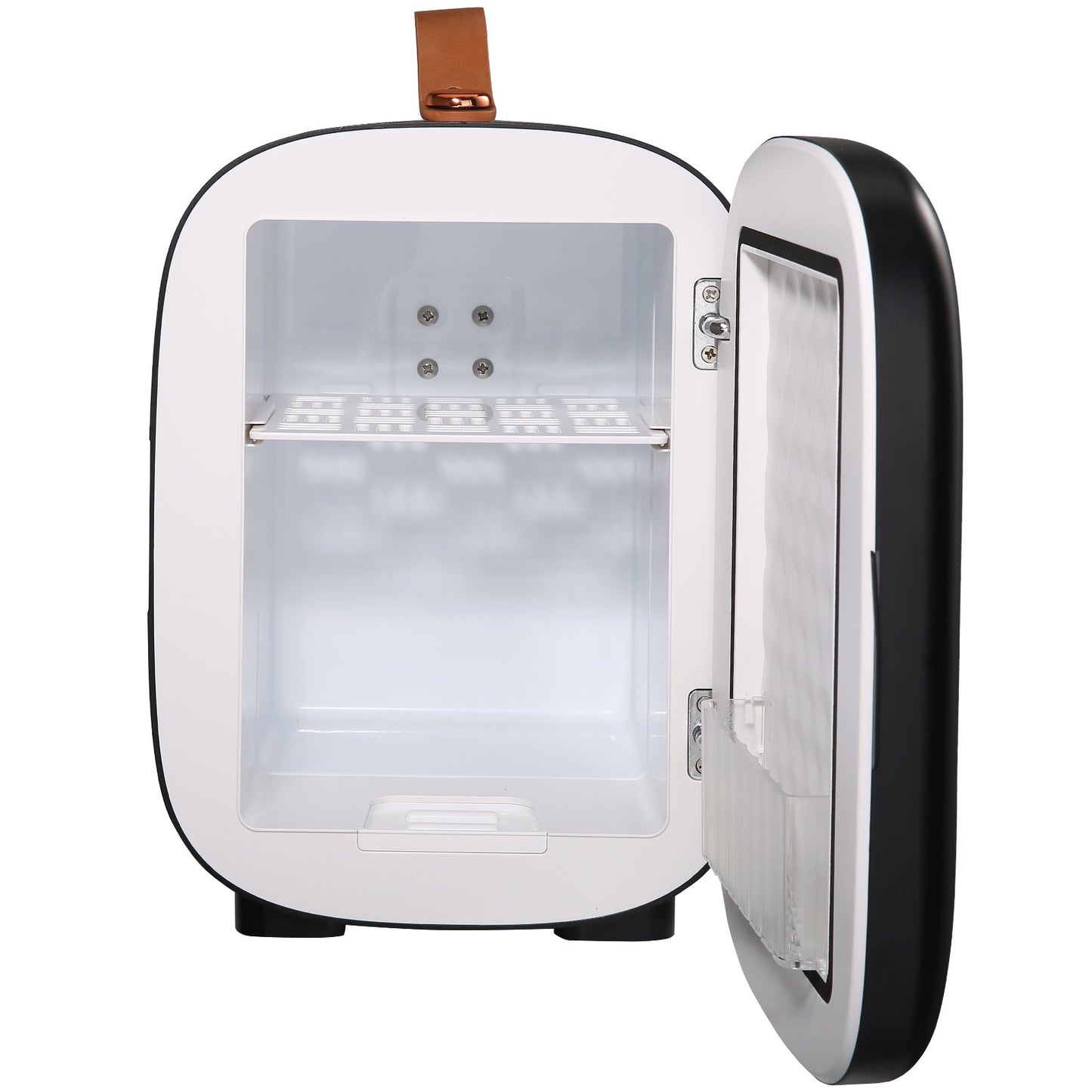 Vevor Mini Fridge for Office, 4 Liter 6 Can Small Refrigerator For Beverage or Food, AC DC Cooler & Warmer, Mute Portable Tiny Fridge For Bedroom Office Dorm Desk Car Travel, ETL Certified, Black