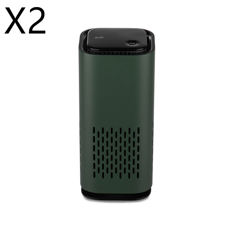 Spring New Arrival Mini Portable Car Air Purifiers With Usb Cable Charging Home Office HEPA Filter Car Air Purifier